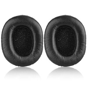 JECOBB(�W�F�R�u) �����p�C���[�p�b�h Audio-Technica ATH M50X M40X M30X M20X �v���t�F�b�V���i���X�^�W�I���j�^�[�w�b�h�t�H���p �v���e�C�����U�[&�������[�t�H�[���C���[�N�b�V�����t�� (�u���b�N)