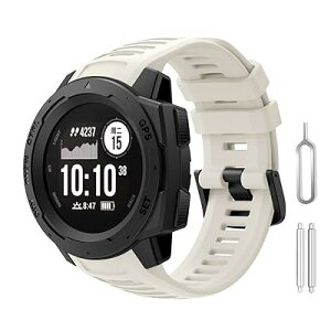 �o���h Compatible for Garmin Instinct 2/Instinct/Esports/Tide/Tactical�C�X�|�[�c�V���R�����X�g�o���h�����o���h (��)