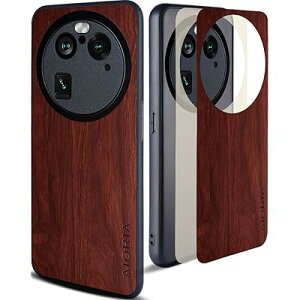 Oppo Find X6 Pro �P�[�X �E�b�h�p�^�[�� �X�^�C���b�V���ŏ�v�Ȍg�ѓd�b�P�[�X ���ӂ�� �ؖڕ� �ی� oppo find x6 pro 5g (brown)