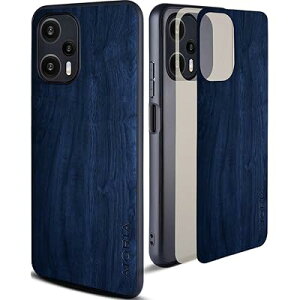 Poco F5 Redmi Note 12 Turbo �P�[�X �E�b�h�p�^�[�� �X�^�C���b�V���ŏ�v�Ȍg�ѓd�b�P�[�X ���ӂ�� �ؖڕ� �ی� Xiaomi Redmi Note 12 Turbo Poco F5 5G (Dark Blue)