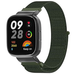 [PONATTENO] �����o���h For Xiaomi Redmi Watch 3 Active�p�o���h �����o���h �x���g �i�C���� �E���֗� �ʋC���ɗD�� �A�N�Z�T���[ �H��s�v (�A�[�~�[�O���[��)