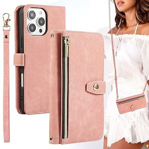 BonwFzin For iPhone 16 Pro Max �P�[�X �蒠�^ �V�����_�[ �y �X�g���b�v ��{�����z �A�C�t�H�� 16 �v�� �}�b�N�X �X�}�z�P�[�X �A�C�z�� 16�v���}�b�N�X�蒠 iPhone16ProMax �g�уJ�o�[ �K�p �X�g