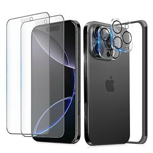 MINIKA �A���`�O���A �t�B���� iPhone 16 pro �K���X�t�B���� ���炳�� ��Phone16pro �t�B���� �T���T�� �A�C�t�H��16�v�� �ی�t�B���� �}�b�g �w��h�~ �Q�[�� �p �y2���z iPhone16 pro �J�����t�B����
