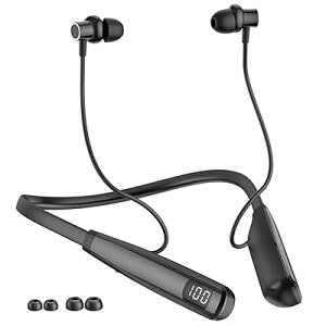 SOPPY �C���z�� ���C�����X �l�b�N�o���h�^ �X�|�[�c Bluetooth 5.4 �X�e���I �}�C�N�t�� ENC �m�C�Y�L�����Z�����O �n���Y�t���[�ʘb [�ő�80���ԘA���g�p] IPX5 �h�� �d�ʕ\�� ���C�z�� �����C���z