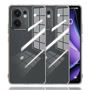 BonwFzin�y2���Z�b�g�z �K�p OPPO Reno13 A �N���A �P�[�X ���� �J�o�[ �I�b�| ���m13 A �X�}�z�P�[�X �����ۃ��m13A CASE TPU �\�t�g �y�� ���� �o���p�[ �ϏՌ� �g�уJ�o�[ �N���A �y2��set�z