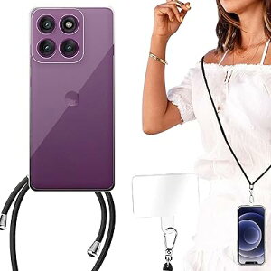 BonwFzin motorola edge 60 pro/edge 60s pro �S�K�p �P�[�X �V�����_�[ �N���A ���g���[�� �G�b�W 60 �v�� �X�}�z�P�[�X ���� �G�b�W60�v�� �N���A�P�[�X �X�g���b�v �񂪂� �J�o�[ �y�� ���^ ������