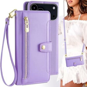 BonwFzin iPhone 17 Pro MAX �P�[�X �蒠�^ �V�����_�[ �K�p �A�C�z��17�v���}�b�N�X �V�����_�[�P�[�X �y �X�g���b�v ��+�Z 2�{�z IPhone17ProMax �X�}�z�P�[�X �o�b�O �}�O�l�b�g �X�i�b�v ������ ��|