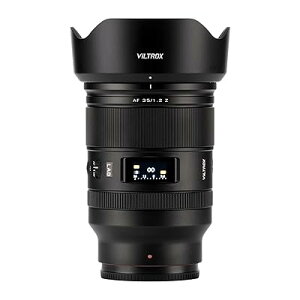 VILTROX AF 35mm F1.2 LAB Z �����Y Nikon Z�}�E���g�p ����af/1.2 �t���T�C�Y HyperVCM���[�^�[ �j�R�� �~���[���X�J�����p �P�œ_ ���������Y