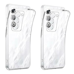 BonwFzin�y2���Z�b�g�z �K�p OPPO A5 5G A502OP OPG06 CPH2735 �N���A �P�[�X ���� �I�b�| A55G �X�}�z�P�[�X OPPOA55G �����J�o�[ TPU �\�t�g �I�b�|A55G �J�o�[ CASE �y�� ���^ �y