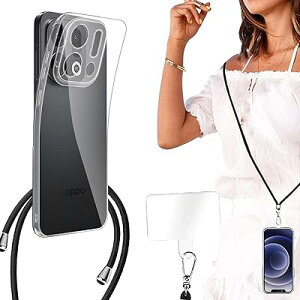 BonwFzin �K�p OPPO Find X9 OPG07 �P�[�X �N���A �V�����_�[ ���� �I�b�| �t�@�C���h X9 �X�}�z�P�[�X �񂪂� OPPOFindX9 �����J�o�[ �y�� ���^ tpu �\�t�g ������ �΂ߊ|�� �N���X�{�f�B �X�g���b�v�t