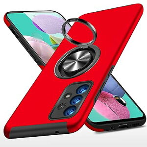 Galaxy A32 5G �P�[�X �����O�t�� PC TPU �ϏՌ� �Ռ��z�� �����h�~�J�o�[ �S�ʕی� 360�x��]�J�o�[ �M�����N�V�[ A32 5G �X�}�z�P�[�X �ČRMIL�K�i �ԍڃz���_�[�Ή� �X�^���h�@�\ �h�o ���^ �y�� 