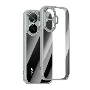 [SinRenn] Xiaomi Poco F7 5G �P�[�X �N���A 360°�S�ʕی� ���^ �����Y�ی� �X�}�z�P�[�X �ϋv�� ����PC�w��+�\���b�h�J���[ TPU�t���[�� �ϏՌ� �g�уJ�o�[ ���ϖh�~ �C�菝�h�~ �ČRMIL�K�i �����h�~ 