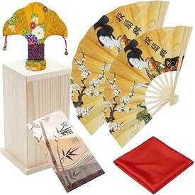 投扇興 セット職人手作り 5本 伝統工芸品【松製枕・手書き扇子5本・木箱付き】 金銀箔押し