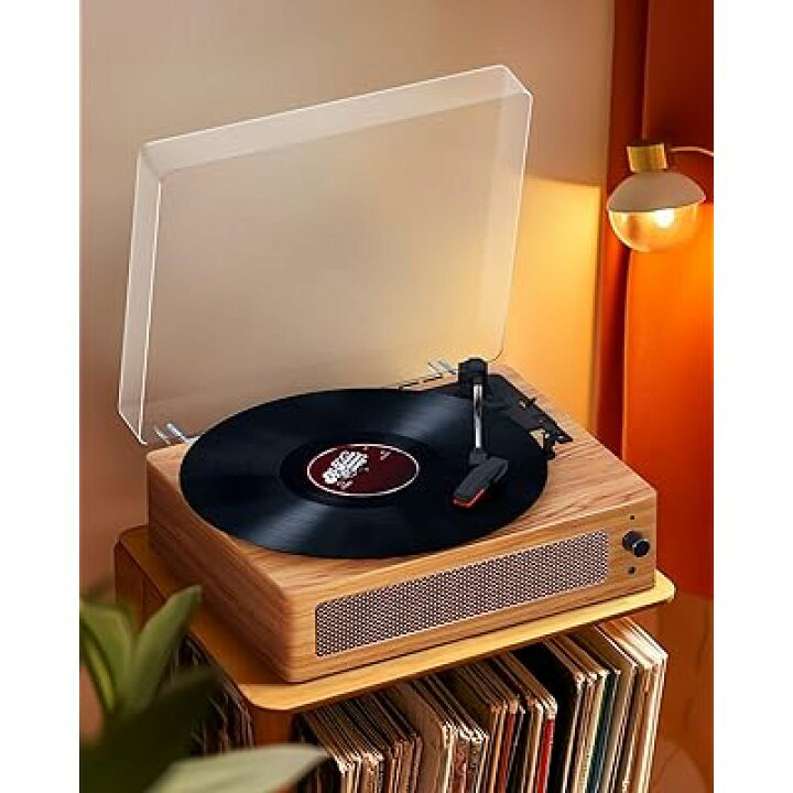 楽天市場】Hoshikou Denpa レコードプレーヤー 内蔵スピーカー付きの 