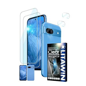 ���^�E�B�� GooglePixel 8a �p �K���X�t�B���� 2�� �J�����t�B���� �����K���X �C�A���X �ی�t�B