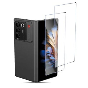 �y2���Z�b�g�zFor ZTE Nubia Fold �K���X�t�B���� YANMONGI �ی�t�B���� �S�ʕی� �t�B���� �d�x9H