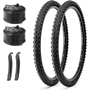 MOHEGIA 2�g�Z�b�g 26�C���` ���]�� �^�C��: 26×1.95�C���` �p���N�h�~ MTB �I�t���[�h �^�C�� �g��