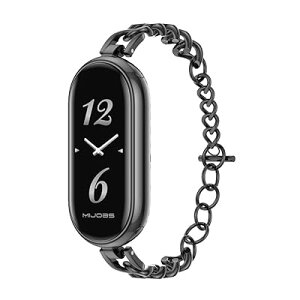 MIJOBS Xiaomi Mi Band 10/9/8 �ւ��o���h �V���I�~�o���h 9 �X�}�[�g�E�H�b�` Mi Band 10 �Ή� �����p�X