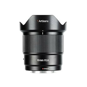 7Artisans AF 10mm F2.8 APS-C ���L�p �����Y X�}�E���g 105.3° ����p �~���[���X�J�����Ή� �R���p�N