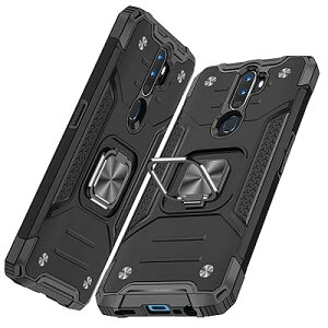 mneudedu �Ή� OPPO A5 2020 �p�� �P�[�X �����O�t�� �ϏՌ� PC �Ռ��z�� �ČRMIL�K�i �ԍڃz���_�[��