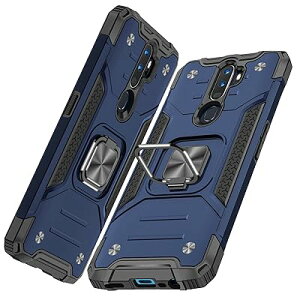 mneudedu �Ή� OPPO A5 2020 �p�� �P�[�X �����O�t�� �ϏՌ� PC �Ռ��z�� �ČRMIL�K�i �ԍڃz���_�[��