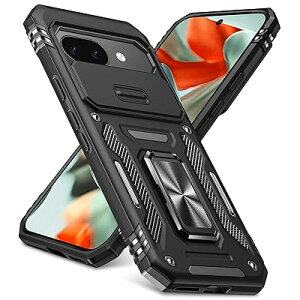 PNEWQNE �Ή� Google Pixel 9A �p�̃P�[�X �����O�t�� �Ռ��z�� �ϏՌ� �X�^���h�@�\ �ČRMIL�K�i �O