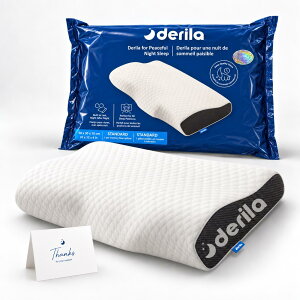Derila (�f����) �z�Ńl�b�N�s���[ �����p - �w���A�݁A���ɐQ��l�̂��߂̃T�|�[�g�� �����ɘa����`��L���t�H�[���� �����p 19.75�C���` x 11.8�C���` x 3.9�C���`