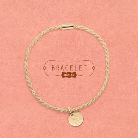 ブレスレット・アンニュ【トゥインクルスター】 - ｜BRACELET annieu ／ Twinkle Star（ラメ織りゴールド） レディース カジュアル シンプル おしゃれ 大人 ゴム 簡単装着 プレゼント ギフト