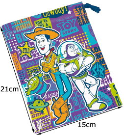 入園入学　Toy Story　トイストーリー　コップ袋　　マチ有　巾着　入園入学