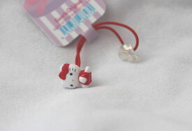 サンリオ　ハローキティ　キティ　ポニーテル　ヘアゴム　S　赤　ハート