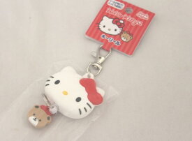 ハローキティ　キティ　フェイス型　キーリール　　キーホルダー