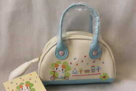 ミニボストンポーチ　ポーチ（サンリオねこの会） マシュマロみたいなふわふわにゃんこ 4664