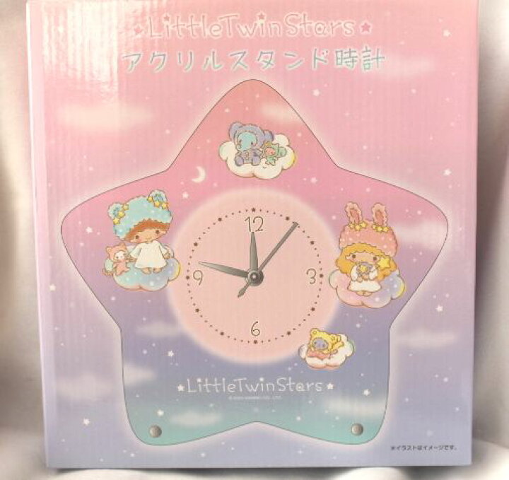 楽天市場】サンリオ リトルツインスターズ キキララ アクリルクロック  
