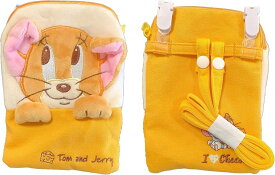 トムとジェリー トムジェリ　 マスコット　ポケットポーチ トジェリーポーチ 入園入学グッズ 　ショルダー紐付き