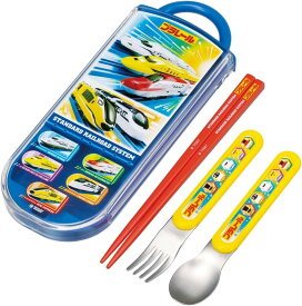プラレール スケーター(Skater) お弁当 トリオセット 箸 スプーン フォーク 抗菌加工 開けやすいスライド式 日本製