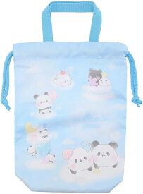 カミオ　シューズケース もちもちぱんだ　入園入学　ブルー