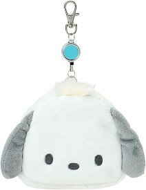 ポチャッコ　ぽちゃっこ　フェイス形パスケース＆ポーチ 定期入れ リール付き