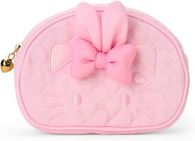 ハローキティ　キティ　ポーチ　化粧ポーチ　耳付き　ラビット　ピンク