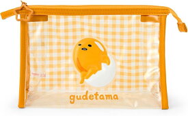 ぐでたま　サンリオ クリアポーチ 透明 ギンガム　ポーチ