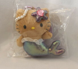 ハローキティ ファンタジー　マスコットキーホルダー マーメイド　日焼け　パープル