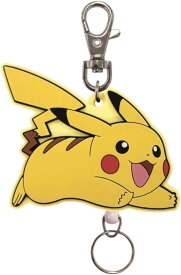 ポケモン　ピカチュウ　ラバーキーリール　キーホルダー ダッシュ