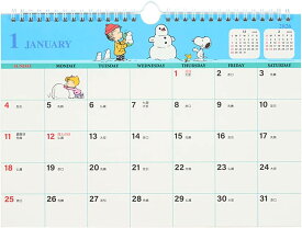 スヌーピー　A4　ウォールカレンダー 2026 壁掛け 622729　リング