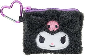 サンリオ　クロミ　フェイス型　ポーチ　カラビナ付き　ミニポーチ ボア 149187