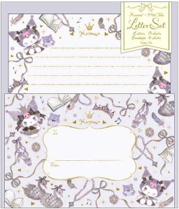 クロミ×たけいみき レターセット ブラックスワン 840500 第4弾 サンリオキャラクターズ×たけいみき