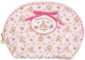 マロンクリーム キルティングラウンド ポーチ ピンク Sanrio　NIC