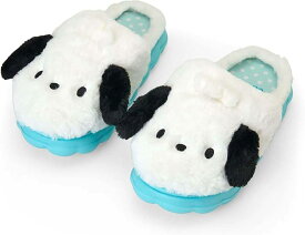 サンリオ　ポチャッコ　フェイス形スリッパ サンダル　ルームシューズ　ソール:EVAソール使用