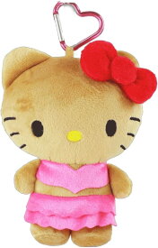 ハローキティ　キティ　日焼け　マスコットシリーズ ポーチ　ヤスダ通商　ハートカラビナ