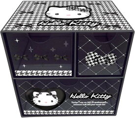 ハローキティ 　キティ　チェスト　キャラチェスト CCH11-KT 黒　チェック