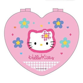 ハローキティ キティ　ハート型小物入れ カオハナ KT-HK-KA 小物入れ　ミラー