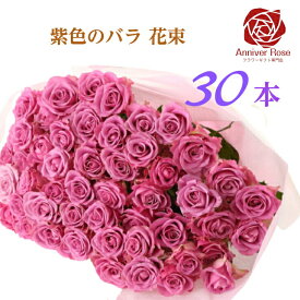 バラ 花束 紫色バラ 【送料無料】 バラ 薔薇 生花 花束 赤バラ ピンクバラ 紫バラ 紫色 ギフト お祝い 薔薇 20本 30本 50本 60本 70本 77本 80本 88本 99本 100本 誕生日 結婚記念日 敬老の日 長寿 喜寿 米寿 御祝 クリスマス 成人式 バレンタイン ホワイトデー